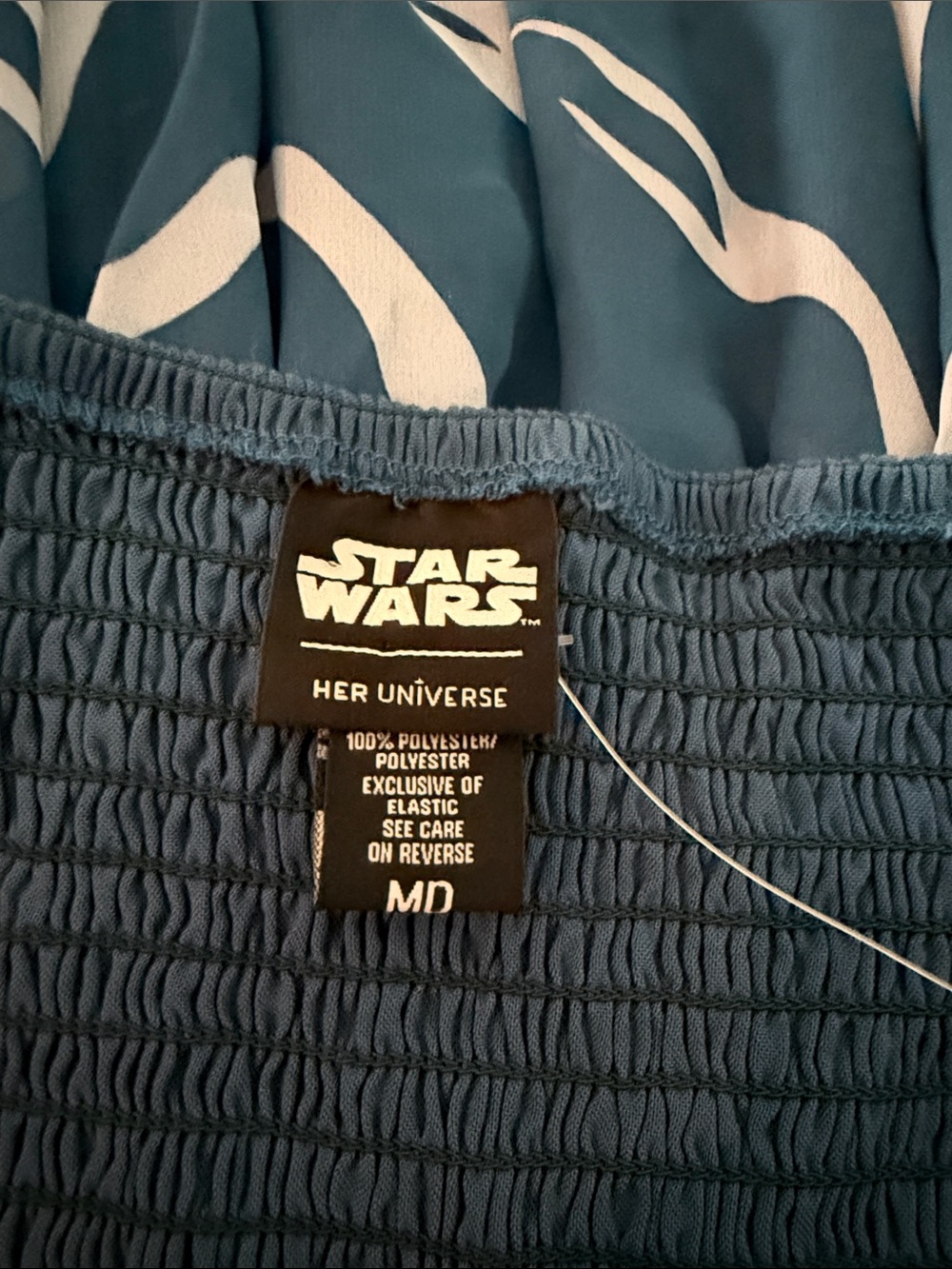 Her  Universe Star Wars Ahsoka Bishop Sleeve Dress Plus Size Her Universe - Picture 7 of 8